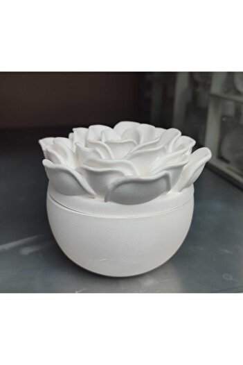 Misse Decorative Rose Patterned Box with Lid