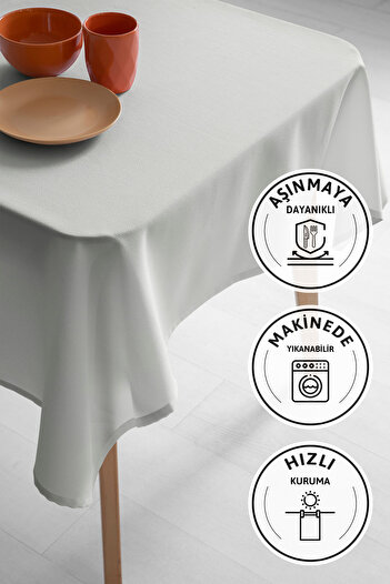 FAVORA Nayra Linen Tablecloth 160X220 - Cream