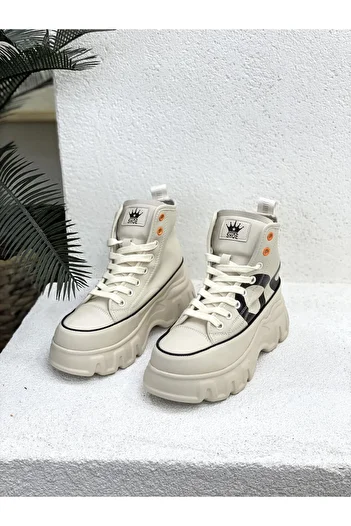 Guja 24K312 ATELIER DETALIAT SLOGAN DETALIAT 6CM TALPA GROASĂ PANTOF SPORT FEMEI
