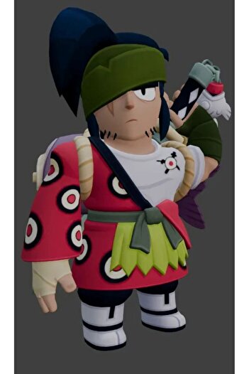 Giftbox3d Brawl Stars Kenji Character Figure 20 cm