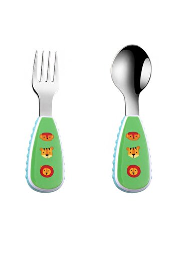 Chavin 304 Steel Baby Spoon and Fork Set Cin957