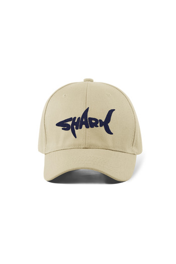 QUATEX Καπέλο Shark Embroidered – Κρέμα 100% βαμβακερό μοντέλο Unisex Gabardine
