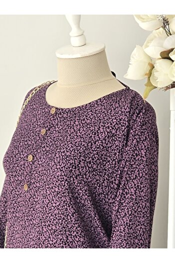 ENDAMIM Mother Viscose Bluz Large Size