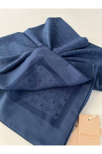 Pierre Cardin Navy Blue Scarf - Stylish and Useful