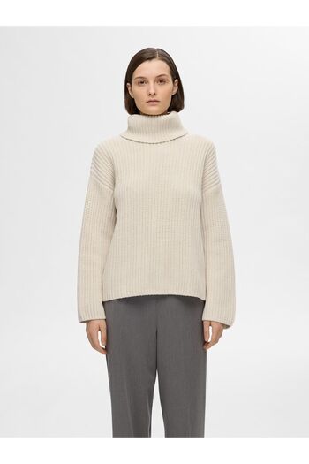 Selected Femme Grobstrickpullover Oversize