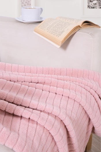 NİMBLES MODA Puffy Welsoft Blanket 110*180 - Powder