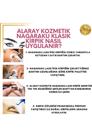 alaraycosmetics Ipek Kirpik Seti Profesyonel Ihtiyac Olan Her Şey Dahil Full Set