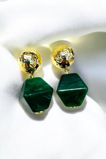 PETEK AKSESUAR Acrylic Design Handmade Earring