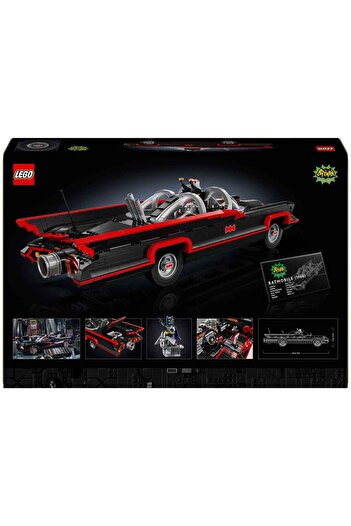 LEGO DC Batman: Klasik TV Dizisi Batmobile 76328 - Yetişkin Süper Kahraman Hayranları için Kolek