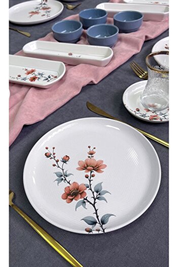 Erbaşlar Luxury Relief 22 Piece Breakfast Set for 6