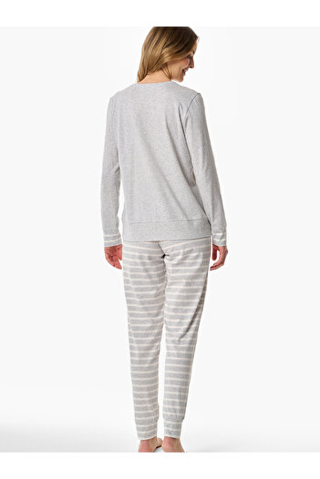 Schiesser Pyjama Casual Essentials Schlafanzug Schlafmode Bequem