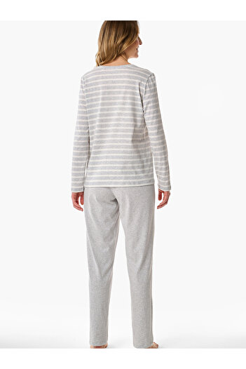 Schiesser Pyjama Casual Essentials Schlafanzug Schlafmode Bequem