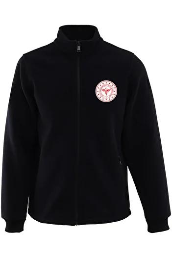 Çapıt Ministry of Health Logo Stitched Hospital Medical Staff Fleece Jacket