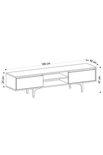 DECORMET Artemis Tv Sehpası Safir Meşe