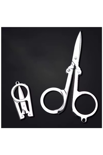 BOHONEST Folding Mini Scissors - Pocket Travel Embroidery Grooming Scissors - 9 cm