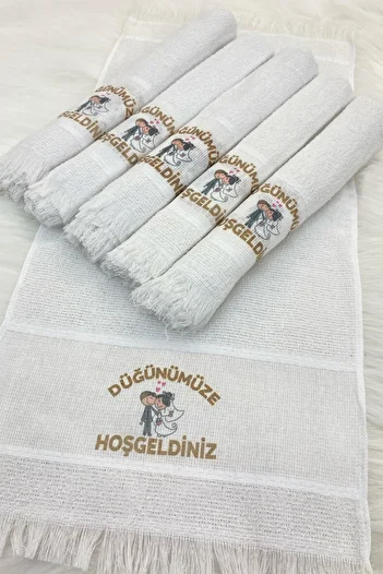 ZEYMERADE 6 штук весільних рушників для нареченої, нареченого та конвою на обрізання