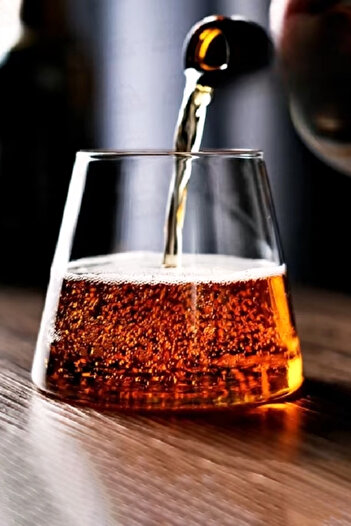 Heredot Mithra Life 400 ml Heat Resistant Coffee - Soft Drink, Whiskey, Cocktail, Presentation Cup Mit1144