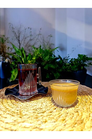 AFİLİ CONSEPT 18 Piece Tea and Coffee Glass Set
