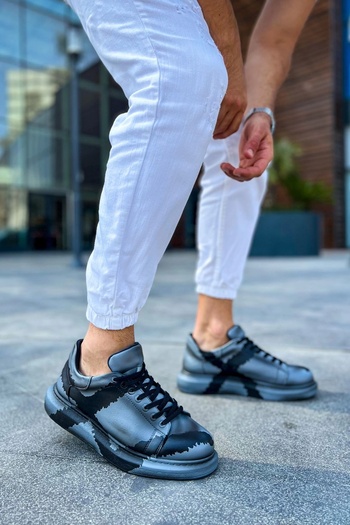 Chekich Ch254 Cst Pittura Men's Shoes 551 Gray Black X