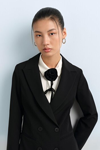 Nihan Blazer Ceket Siyah