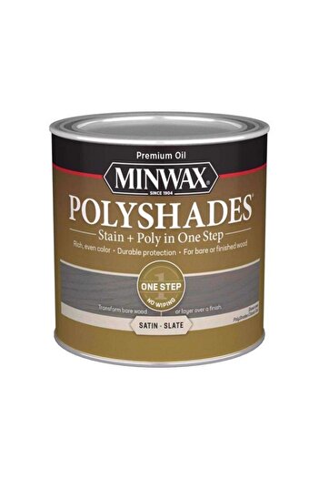Minwax Polyshades Wood Stain and Polyurethane Finish 0.5pt