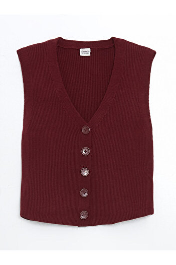 LC Waikiki Lcw Kids V-Neck Girl's Knitwear Vest
