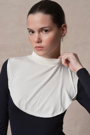 Qef White Neck Collar Accessory