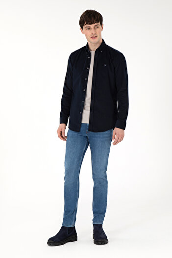 U.S. Polo Assn. Erkek Mavi Jean Pantolon 50293278-DN0022