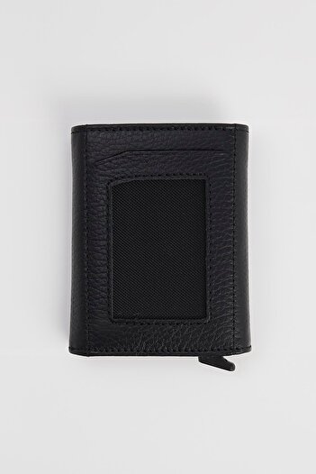 Tudors Genuine Leather Men's Black Wallet