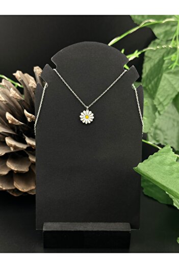 shop Mini papatya, 925 ayar gümüş, kolye