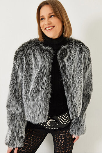 Bianco Lucci Women's Faux Fur Lined Coat 38119 60251968