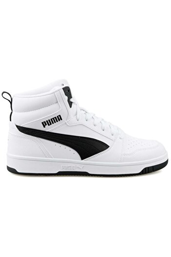 Puma White Rebound V6 Casual Sneaker Shoes