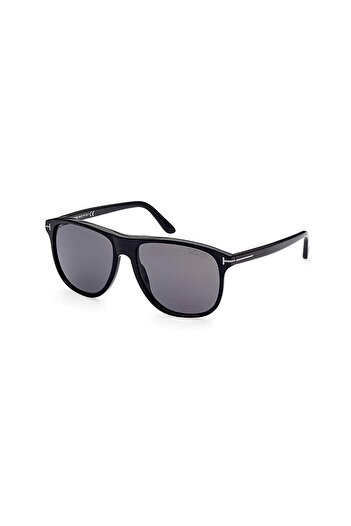 Tom Ford Ft0905 N560 1D 56 Joni Polarized Unisex Square Black Bone Sunglasses