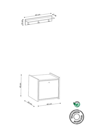 DECORMET TİNKY PUFLU AYAKKABILIK SAFİR MEŞE