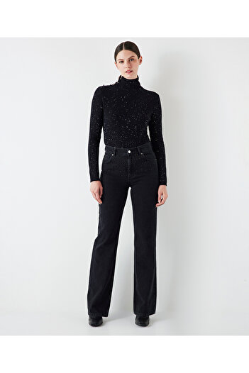 İpekyol Hotfix Printed Jean Pants - Relaxed Fit