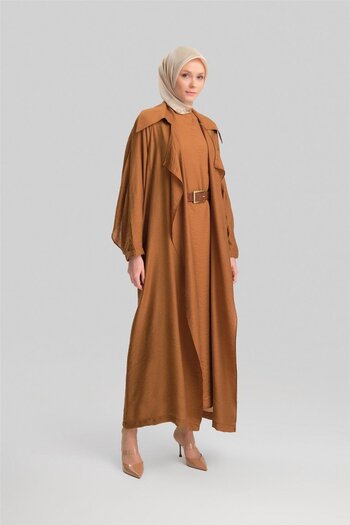 Armine 24Y6820 Model Brown Belted Double Set