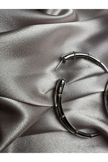 Pao Rosa Brand Model Design Silver Earrings