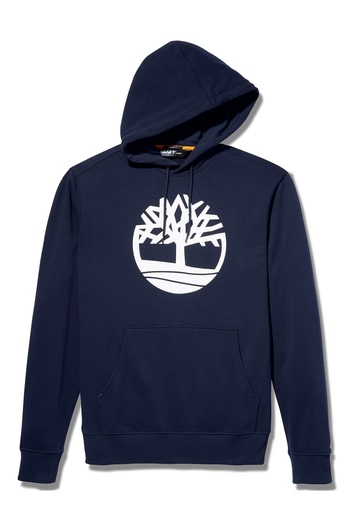 Timberland Чоловічі світшоти Gunluk Core Tree Logo Pull Over Hoodie Navy Blue TB0A2BJHU101