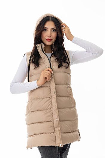 TUĞBA ERGÜL 4401 Side Zipper Vest