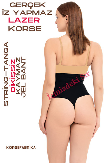 korsefabrika trend mood store High Waist Real Laser Women's Corset - Lifting & Tightening Seamless