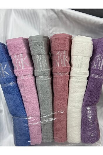 Gön Ev Tekstili Bamboo Hand Towel 12 Pieces 50X90 cm Soft and Water Absorbent