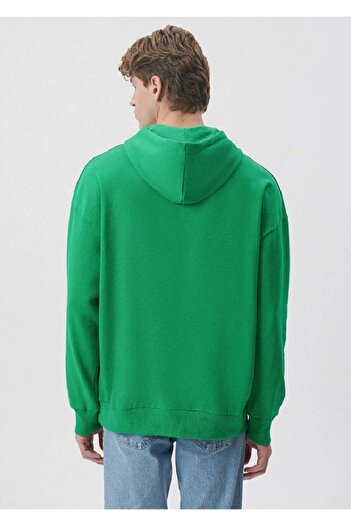 Mavi Green Men's Sweatshirt - Hooded, m 0610062