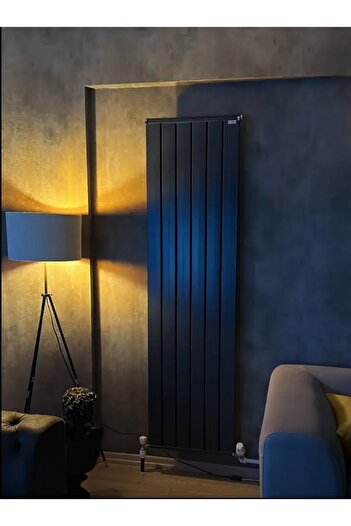 meronze alüminyum radyatör meronze 1200x40 cm (5dilim) antrasit dikey radyatör
