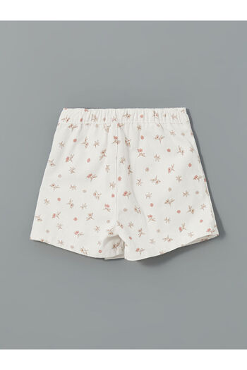 LC Waikiki LCW Kids Elastic Waist Floral Girl's Shorts Skirt