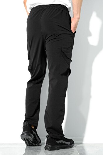 Oksit Luigi Slim Fit Kort Paraşüt Kargo Cepli Outdoor Erkek Eşofman Alt