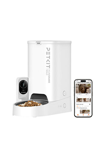 Petkit Yumshare Solo Kameralı Akıllı Mama Kabı Beyaz (Resmi Distribütör Garantili)