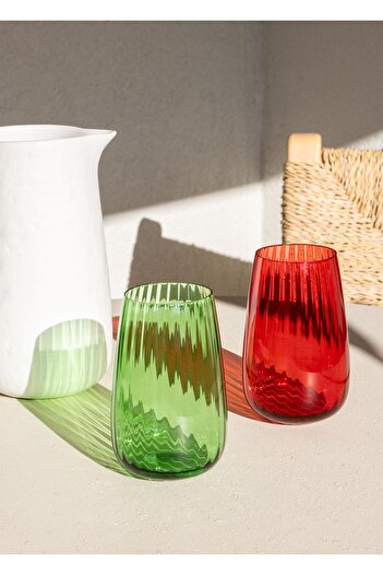 The Mia Glass Water Glass Green 600 ml Brd0125