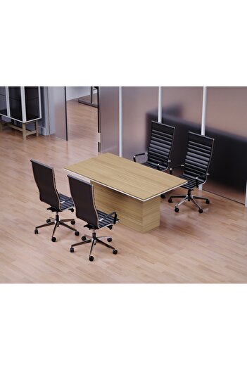 Mahmayi Newly Crafted Conference Table for Office, Office Meeting, Conference Room Table - Coco Bolo, 180CM