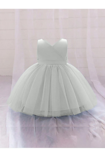 nsmkidslife Kız Bebek Anvelop Mini Elbise Doğum Günü Saten Elbise