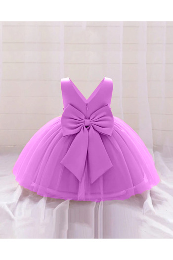 nsmkidslife Kız Bebek Anvelop Mini Elbise Doğum Günü Saten Elbise